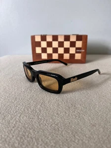 Gafas de sol Rhude Steve - negras con lentes amarillas - NUEVAS - Imagen 1 de 8