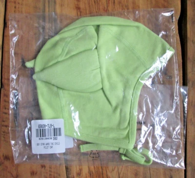 Новый Hanna Andersson пилот шляпа ребенка большой (6-12 лет) Baby Yoda Star Wars зеленый - Изображение 1 из 4