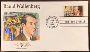 #3135 Raoul Wallenberg Pugh FDC - 70 of 70 Perfect!!! - Picture 1 of 3