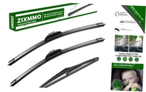 3 Factory Wipers Blade Replacement for Toyota Rav4 2019 26"+16"+12" U/J HOOK - Picture 1 of 7
