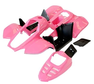 Kit de cubierta de guardabarros de carenado de plástico ROSA 50cc 70cc 110cc cuádruple bicicleta de tierra ATV - Imagen 1 de 12
