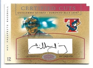 Guillermo Quiroz 2003 Fleer Hot Prospects certificado cortes automático #101/500 - Imagen 1 de 2