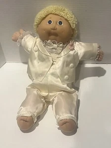 Cabbage Patch Kids Wedding Groom vintage stuffed plush doll Japan import RARE - Picture 1 of 10