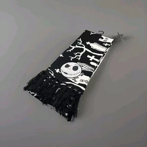 Disney Nightmare Before Christmas Graveyard Scarf Jack Skellington NEW - Picture 1 of 3