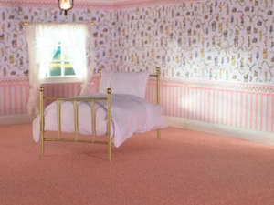 Messing-Bett, Einzelbett | Miniatur im Maßstab 1:12 - Bild 1 von 1