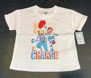 NWT! Disney Pixar Toy Story Jessie & Bo Peep Girls Fashion T-shirt ๐ Size Large - Picture 1 of 6