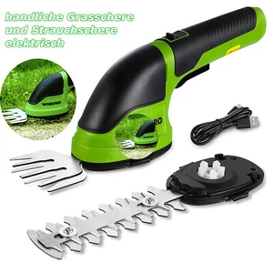 WORKPRO 3,6V handliche Grasschere,2 in 1 Rasenkantenschneider,2.000mAh Akku - Bild 1 von 10