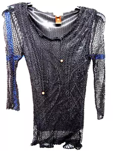 Blusa Top Multiples Negra Para Mujer Talla XS Encaje (B4) - Imagen 1 de 2