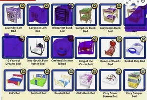 Webkinz Classic(5) beds, retired, promo, PSI, HTF( leave note in reply) - Picture 1 of 1