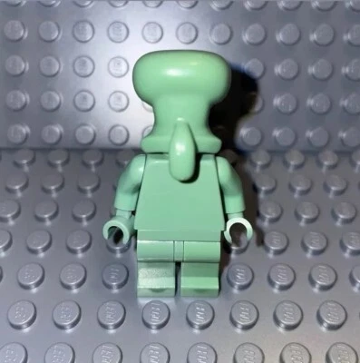 Lego Monochrome Sand Green Mini-figures (Squidward) - Image 1 of 3