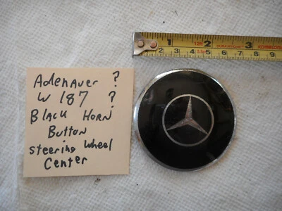 Mercedes Benz Ponton Adenauer W186 W189 W187 Steering Wheel Center Horn Button B Foto 1 de 4