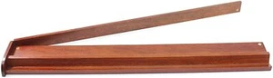 Set of 4 18" Natural Color Wooden American Mahjong Racks with Attachable Pushers - Picture 1 of 7