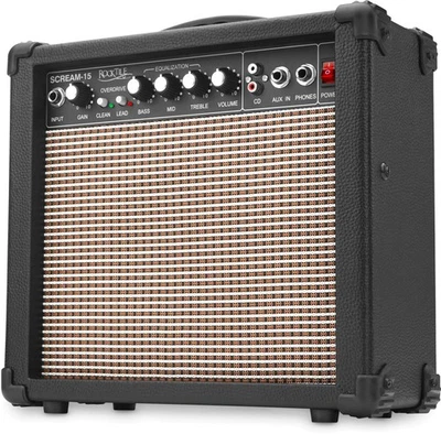 E-Gitarren Verstärker Amp Gitarren Combo Guitar Amplifier Mini 15 Watt EQ MP3 - Bild 1 von 4