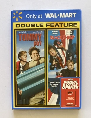 Black Sheep + Tommy Boy (DVD, 2007, Walmart Exclusive) Slipcover & Bottle Opener - Image 1 of 4
