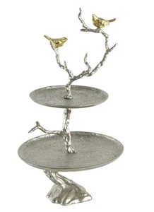 A&B Home Iron Branch Décor with 2 Tiered Tray - Picture 1 of 4