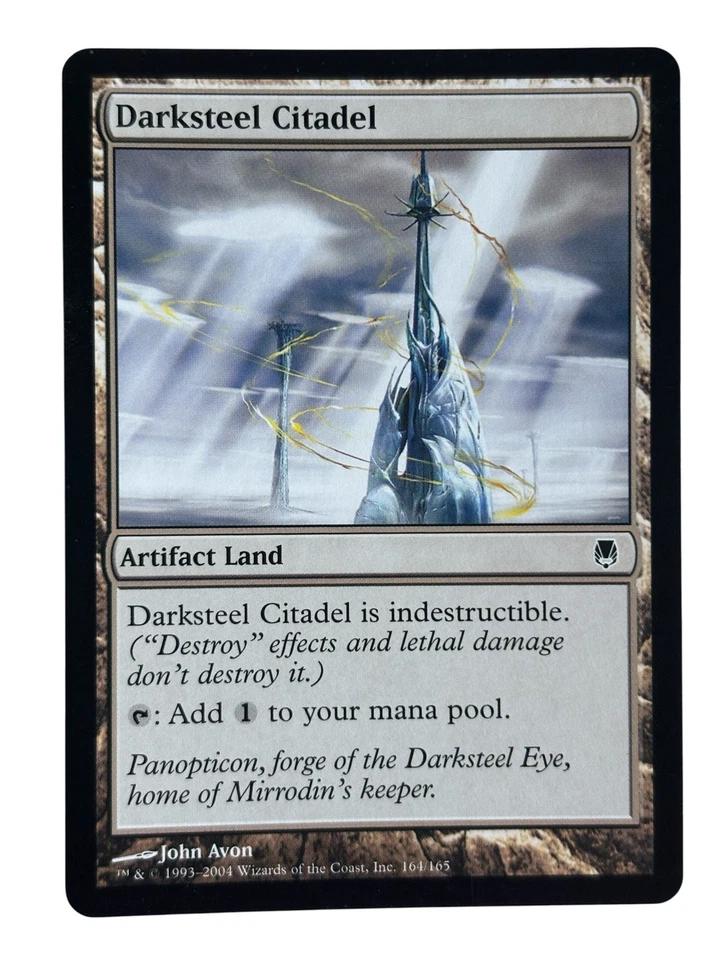 Darksteel Citadel x1 MTG Darksteel Colorless Common Land LP light Play - Image 1 of 1