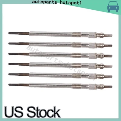 Set of 6 Diesel Glow Plugs Fits Jeep Grand Cherokee Ram 1500 2014-2019 3.0L V6 - Image 1 of 4