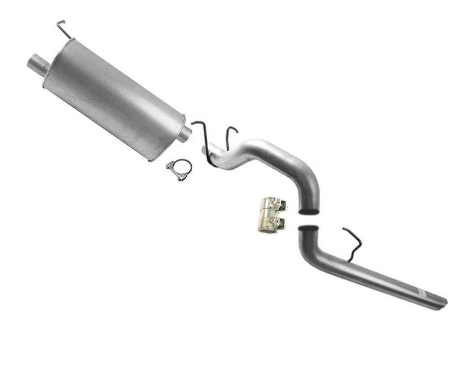 Silenciador trasero soldado y tubo de escape para Ford F250 F350 Super Duty 2011-2016 6,2 L Foto 1 de 4