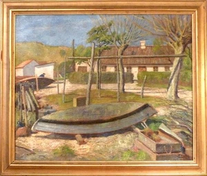 EINAR GJESSING! SCENERY FROM THE COAST NEAR KARREBAEKSMINDE - DK - Picture 1 of 5