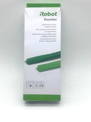 Cepillos de repuesto de goma multi-superficie dobles iRobot Roomba s Series verde Foto 1 de 3
