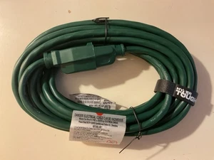 Hyper Tough 50ft 16 AWG 3-Prong Green Single Outlet Outdoor Extension Cord - Picture 1 of 3
