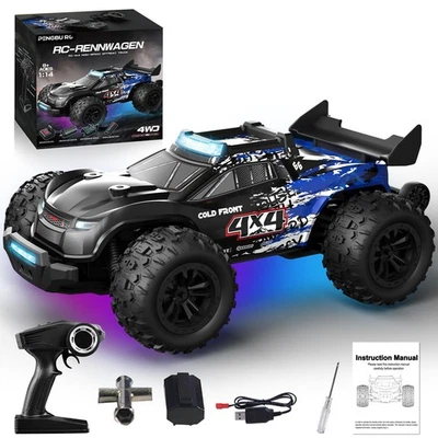 1:14 Brushless Ferngesteuertes Auto Erwachsene, 50 KM/H RC 4WD Offroad - Bild 1 von 4