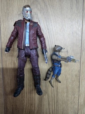 Star Lord And Rocket Racoon Guardian Of The Galaxy Action Figure Diamond Select - image 1 of 3