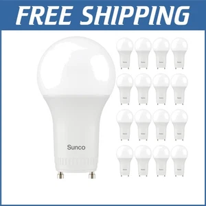 Brighten Rooms with 16 Sunco GU24 LED Bulbs, 9W Dimmable Soft White 2700K - Picture 1 of 9