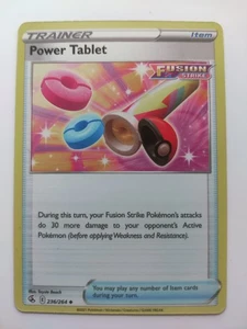 Power Tablet 236/264 Swsh08: Fusion Strike Regular - Picture 1 of 2