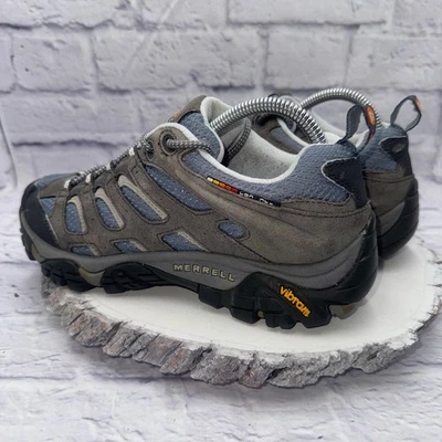 Merrell Womens Continuum Moab Ventilator Hiking Shoes Outdoor Grey Smore Size 9 - Image 1 of 4