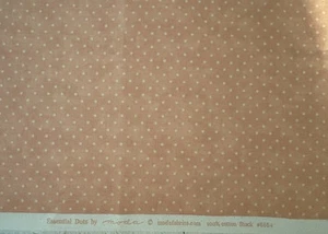 Moda Essential Small Dots # 8654-Rose, Cotton Fabric 1 yard - Picture 1 of 1