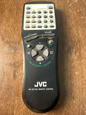 JVC RM-SR718U AV Receiver Remote Control Genuine OEM Tested - Image 1 of 4