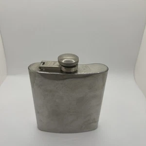 Flask 8 Oz Stainless Steel Pocket Hip Liquor Whiskey Screw Cap Party Drinking - Picture 1 of 9