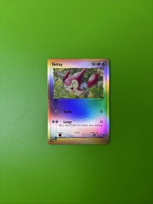 Skitty 71/109 EX Ruby & Sapphire Reverse Holo Pokemon Card LP+ - Image 1 of 4