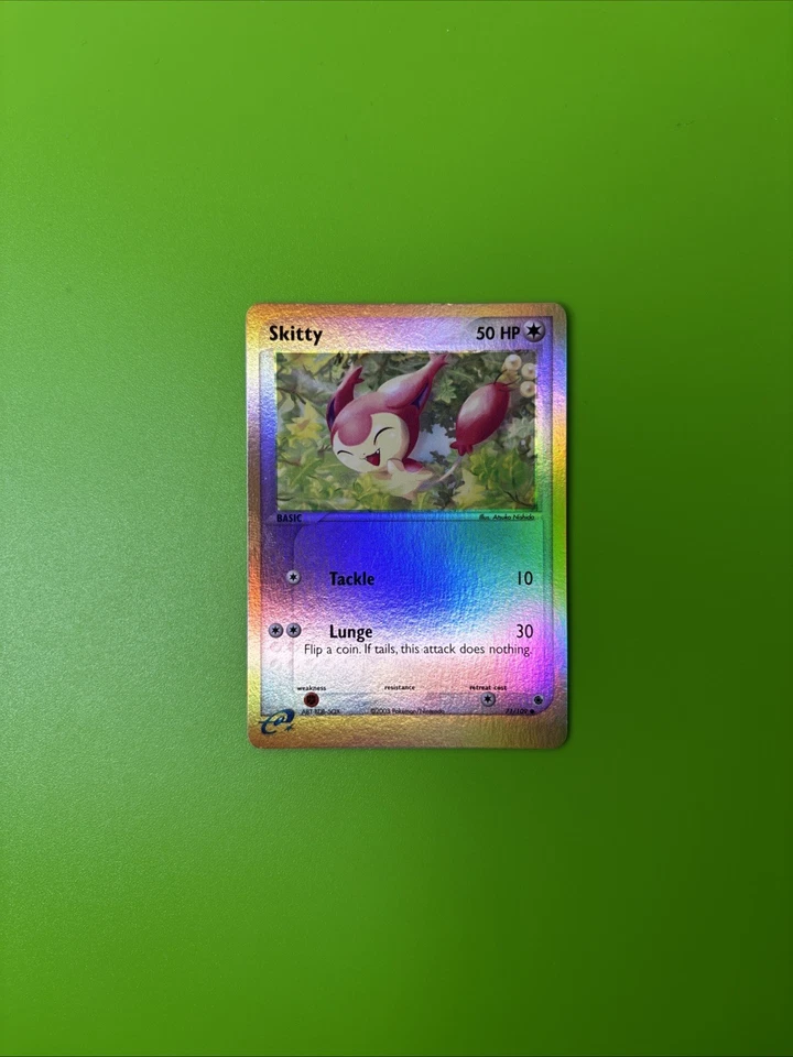 Skitty 71/109 EX Ruby & Sapphire Reverse Holo Pokemon Card LP+ - Image 1 of 4