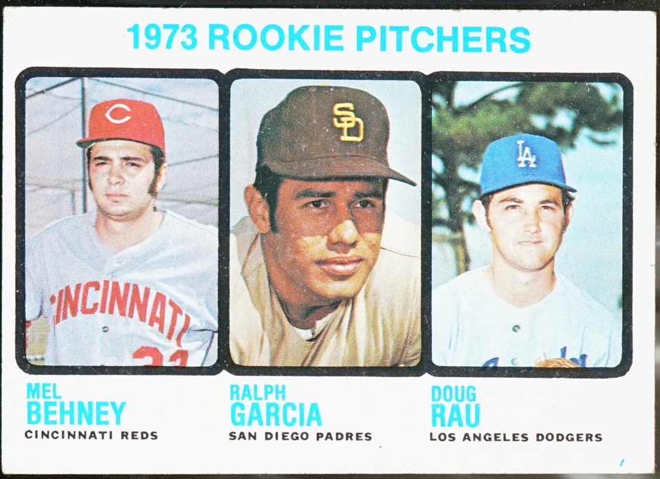 1973 Topps Baseball 1973 Rookie Pitchers (Mel Behney / Ralph Garcia / Doug Ra VG - Image 1 of 1