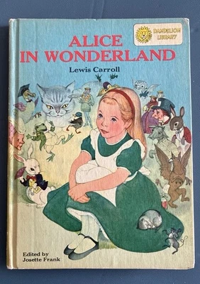 Dandelion Library Flip Book 2 Stories Alice In Wonderland & Peter Pan HC 1955 - Imagem 1 de 4