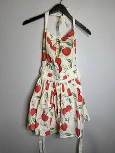 ASOS DESIGN Neckholder-Mini-Sommerkleid Kirschefarben hinten zum Binden Damengröße US 10 - Bild 1 von 8