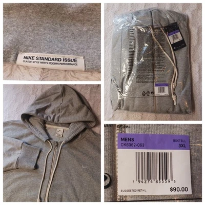 NUEVO Nike Dri-FIT Edición Estándar Sudadera con Capucha Gris Para Hombre 3XL CK6362-063 Foto 1 de 4