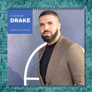 drake 2026 Calendario da Parete, Collezione Stella 12 Mesi - Foto 1 di 4