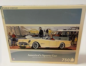 America's Sports Car 1953 Chevrolet Corvette Cabrio Puzzle 750 pezzi - Foto 1 di 4