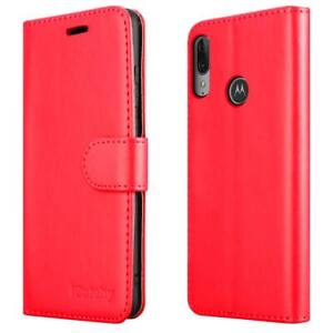 For Motorola E6 Plus Phone Case Luxury Flip Leather Wallet Moto E6Plus Cover