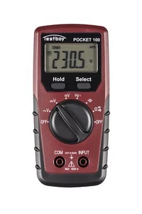 Pocket 100 Digital-Multimeter Klein und handlich Spannungsmessung bis 600 V A... - Photo 1/6