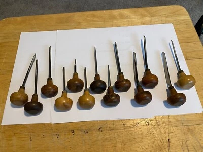 Herramientas de grabado antiguas E. C. Muller - Lote de 13 numeradas 1-51 Foto 1 de 4