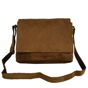 Genuine suede leather bag,Shoulder Bag, Satchel bag, Laptop handbag crem - Picture 1 of 5
