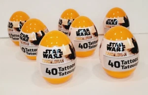 Star Wars The Mandalorian - 40 Tatuajes Temporales - Lote de 7 - Baby Yoda - Precintado - Imagen 1 de 9