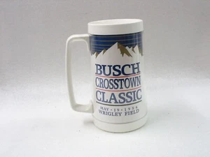 Busch Crosstown klassischer Bierkrug 19. Mai 1986 Cubs Sox Wrigley Field Chicago - Bild 1 von 6