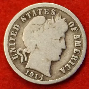 1914-P FRISEUR / LIBERTY HEAD GROSCHEN G SAMMLERMÜNZE GESCHENK CHECK OUT STORE BD220 - Bild 1 von 2