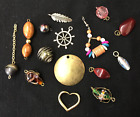 C-13] Job lot drop pendants jewellery making charms beads trinkets [any offers]