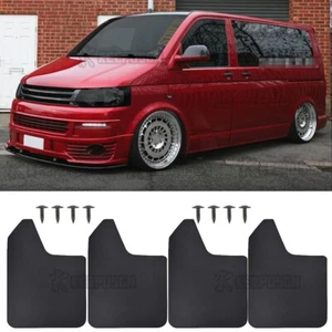 4pcs Splash Guards Mud Flaps Mudflaps Front & Rear For VW T5 03-09&2010-15 VAN - Picture 1 of 10